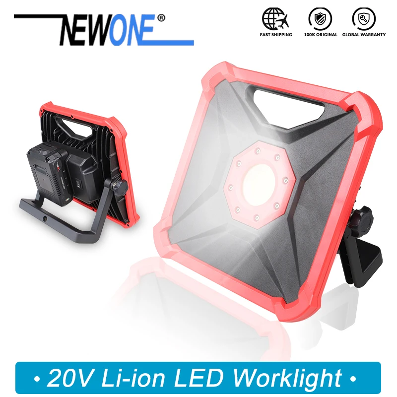 

NEWONE 20V Li-ion Cordless Power Tool 10W/20W LED worklight/Flood light with 2.0Ah battery and charger