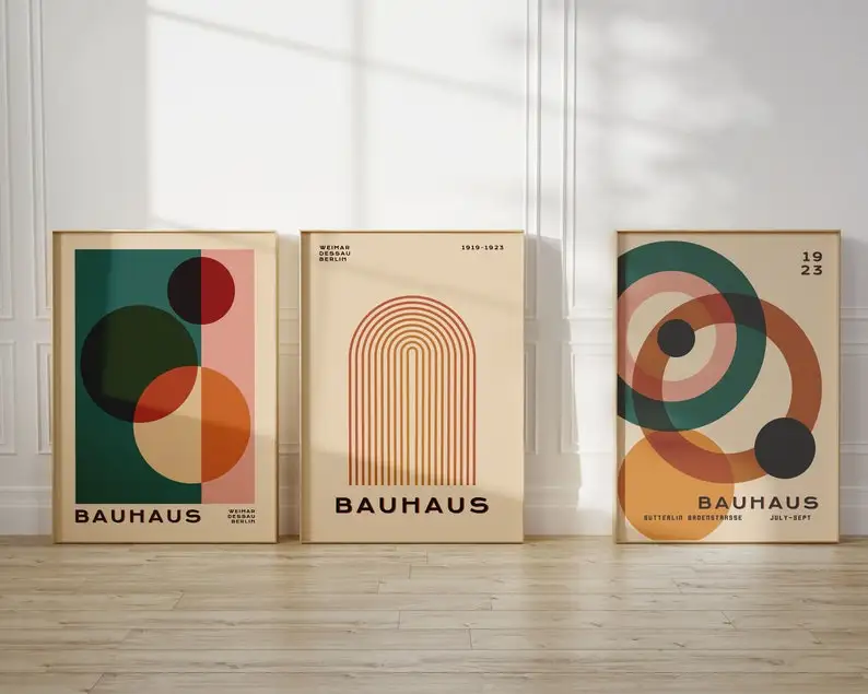 Набор из 3 постеров Bauhaus HALFLEMART
Набор из 3 постеров Bauhaus HALFLEMART