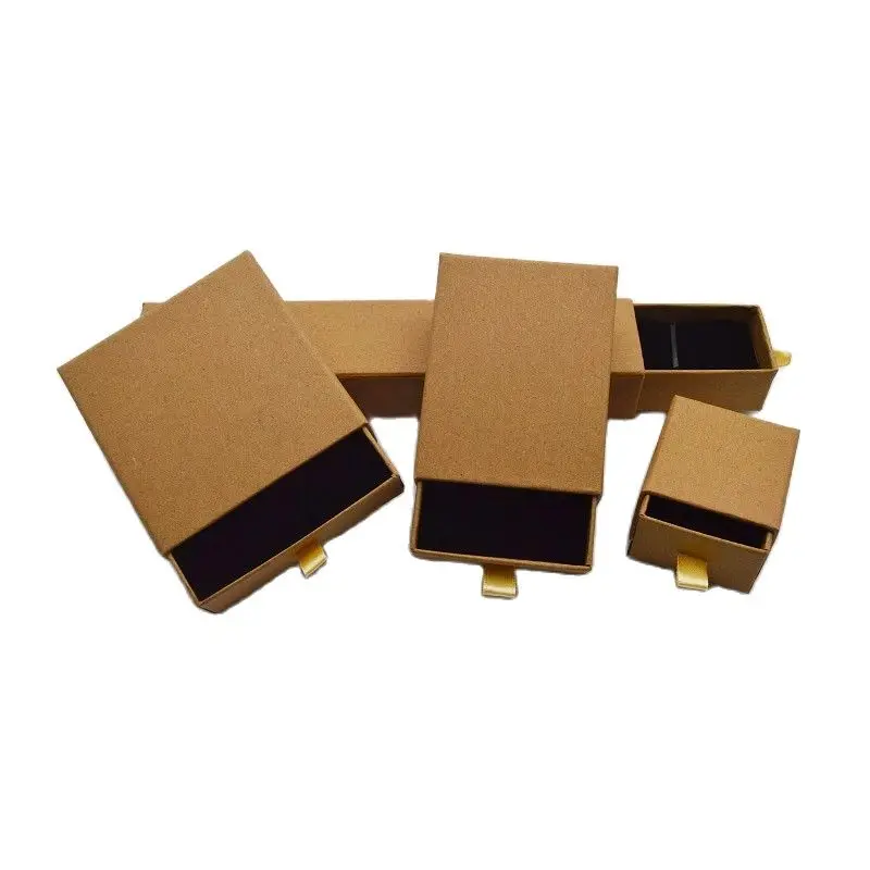 12Pcs/Lot Brown Pull-Out Jewelry Box Necklace Earring Bracelet Brooches Packaging Craft Paper Drawer Display Box for Gift
12Pcs/Lot Brown Pull-Out Jewelry Box Necklace Earring Bracelet Brooches Packaging Craft Paper Drawer Display Box for Gift