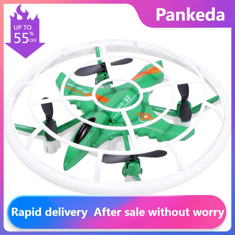 Mini RC UFO Drone With LED Light 2.4GHz RC Quadcopter Anti-collision Induction Flying Ball Dron Toys for children rc helicopter
Mini RC UFO Drone With LED Light 2.4GHz RC Quadcopter Anti-collision Induction Flying Ball Dron Toys for children rc helicopter