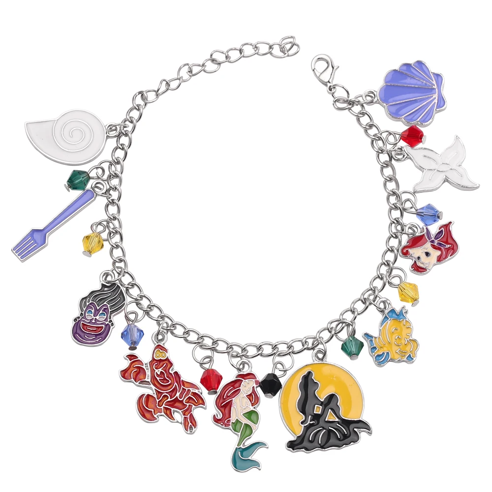 2022 New Disney The Little Mermaid Movie Creative Bracelet Mermaid Pendant Fashion Jewelry For Little Girls Holiday Gifts
2022 New Disney The Little Mermaid Movie Creative Bracelet Mermaid Pendant Fashion Jewelry For Little Girls Holiday Gifts