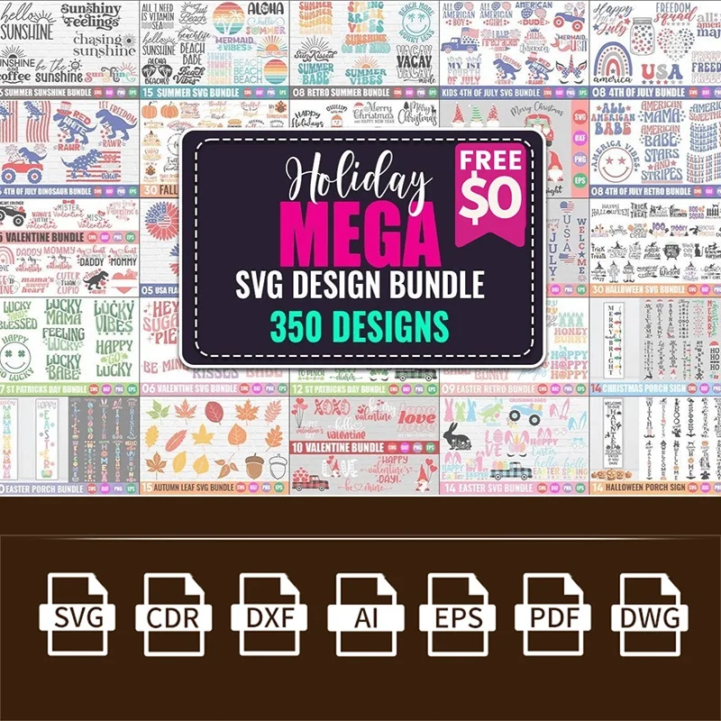 Праздничный СВГ Mega Bundle лазерная резка AI/СВГ/дгф/DWG/CDR/EPS/PDF векторные файлы раскладки модели для лазерной резки ЧПУ
Праздничный СВГ Mega Bundle лазерная резка AI/СВГ/дгф/DWG/CDR/EPS/PDF векторные файлы раскладки модели для лазерной резки ЧПУ