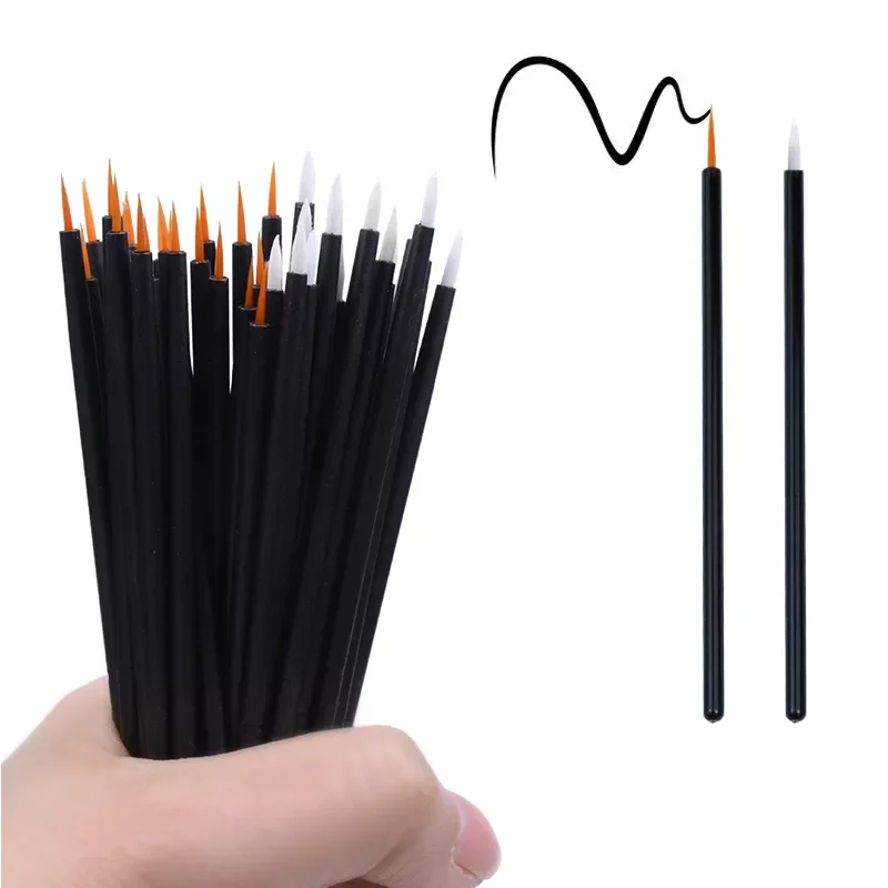 Disposable Eyeliner Brushes Makeup Applicator Super fine Nylon Eye Liner Professional Brush Wholesale
Disposable Eyeliner Brushes Makeup Applicator Super fine Nylon Eye Liner Professional Brush Wholesale