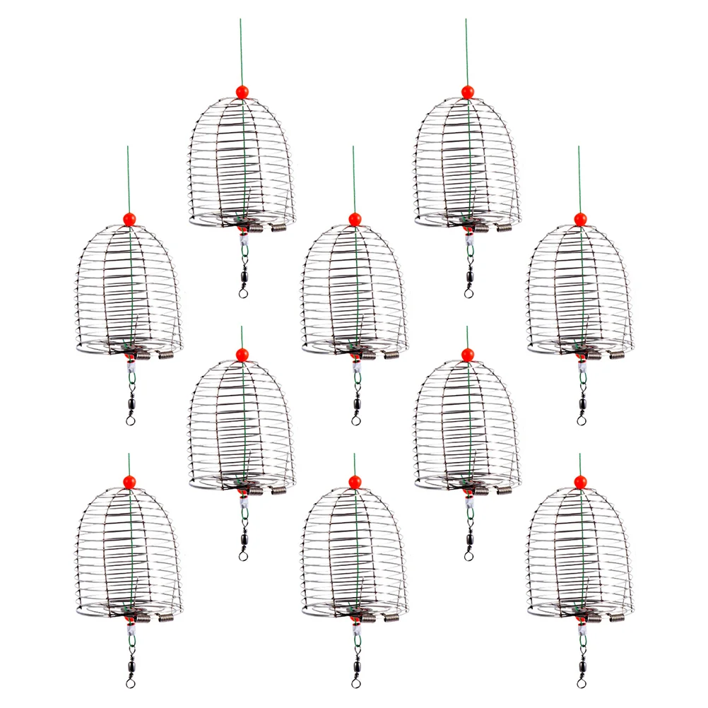 10PCS Fishing Lure Cage Bait Cage Portable Practical Fishing Lure Bait Cage
10PCS Fishing Lure Cage Bait Cage Portable Practical Fishing Lure Bait Cage