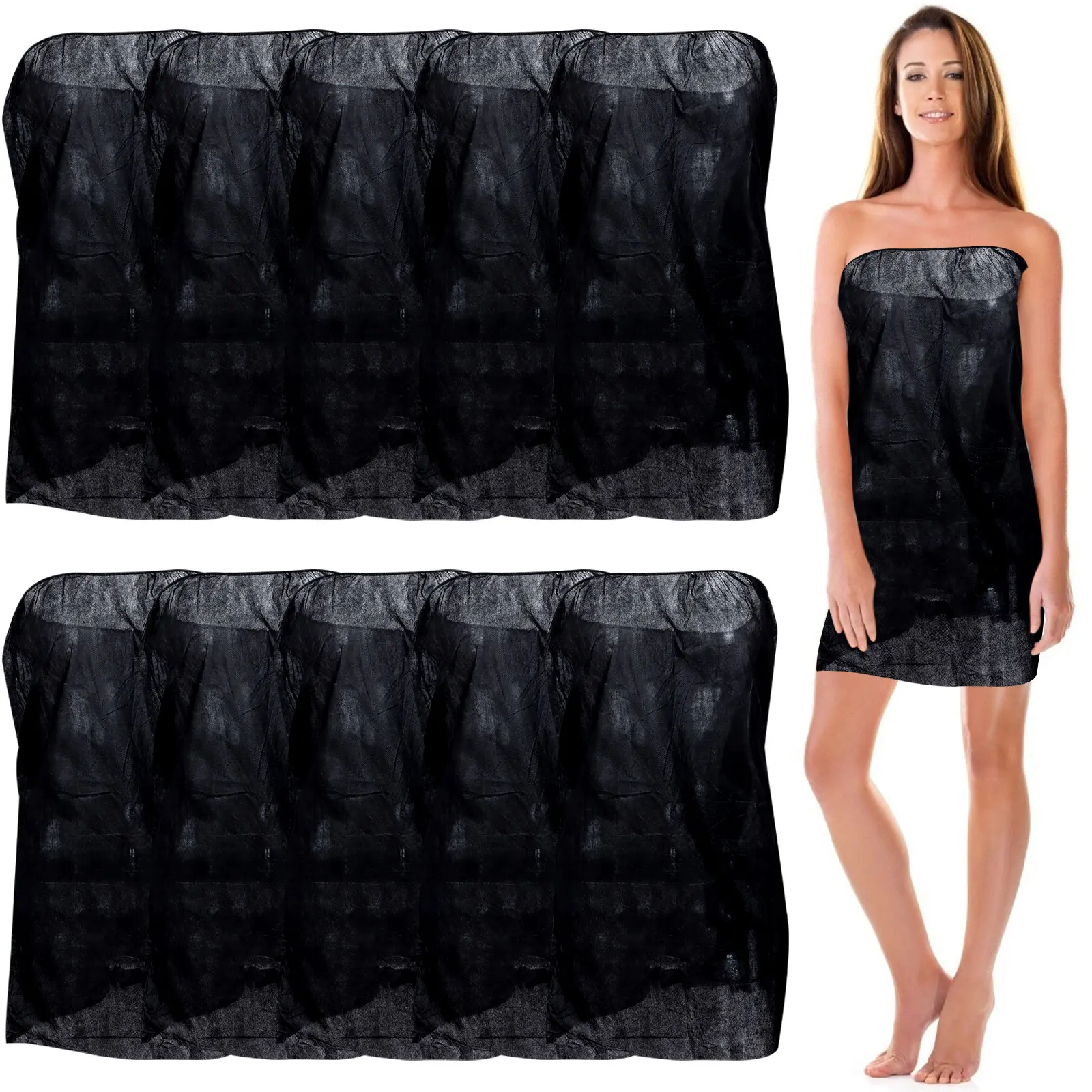 10 Pcs Disposable Spa Wrap Non-woven Bath Wrap Beauty Salon Bath Dress Tube Top For Spa Sweat Steaming
10 Pcs Disposable Spa Wrap Non-woven Bath Wrap Beauty Salon Bath Dress Tube Top For Spa Sweat Steaming