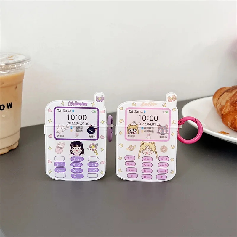 Mini Phone Anime Sailor Moon Case for Apple AirPods 1 2 3 Pro Cases Cover IPhone Bluetooth Earbuds Earphone Air Pod Pods Case
Mini Phone Anime Sailor Moon Case for Apple AirPods 1 2 3 Pro Cases Cover IPhone Bluetooth Earbuds Earphone Air Pod Pods Case