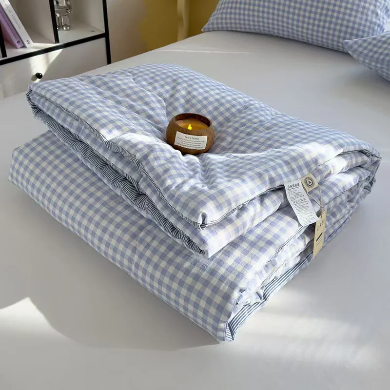 Клетчатое летнее одеяло полиэстер/хлопок Queen
Клетчатое летнее одеяло полиэстер/хлопок Queen