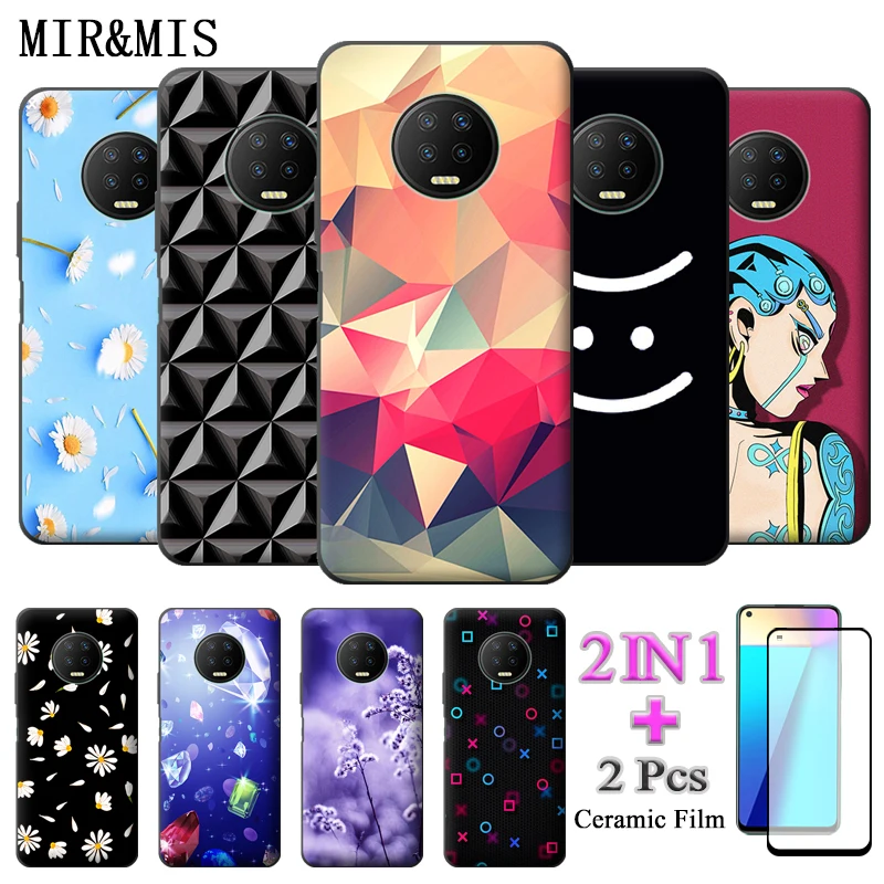 2 IN 1 For Infinix Note 7 Painted Soft Silicone TPU Case For Infinix Note 7 X690B X690 With Two Piece Ceramic Film
2 IN 1 For Infinix Note 7 Painted Soft Silicone TPU Case For Infinix Note 7 X690B X690 With Two Piece Ceramic Film