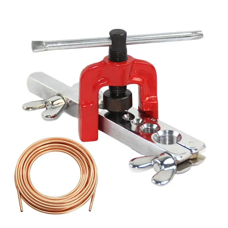 Pipes Manual Flaring Tool Ratchet Bar Clamp Set Woodworking Work Bar Clamp Clip Set Heavy-Duty Bar Spreader Stretcher Tool
Pipes Manual Flaring Tool Ratchet Bar Clamp Set Woodworking Work Bar Clamp Clip Set Heavy-Duty Bar Spreader Stretcher Tool