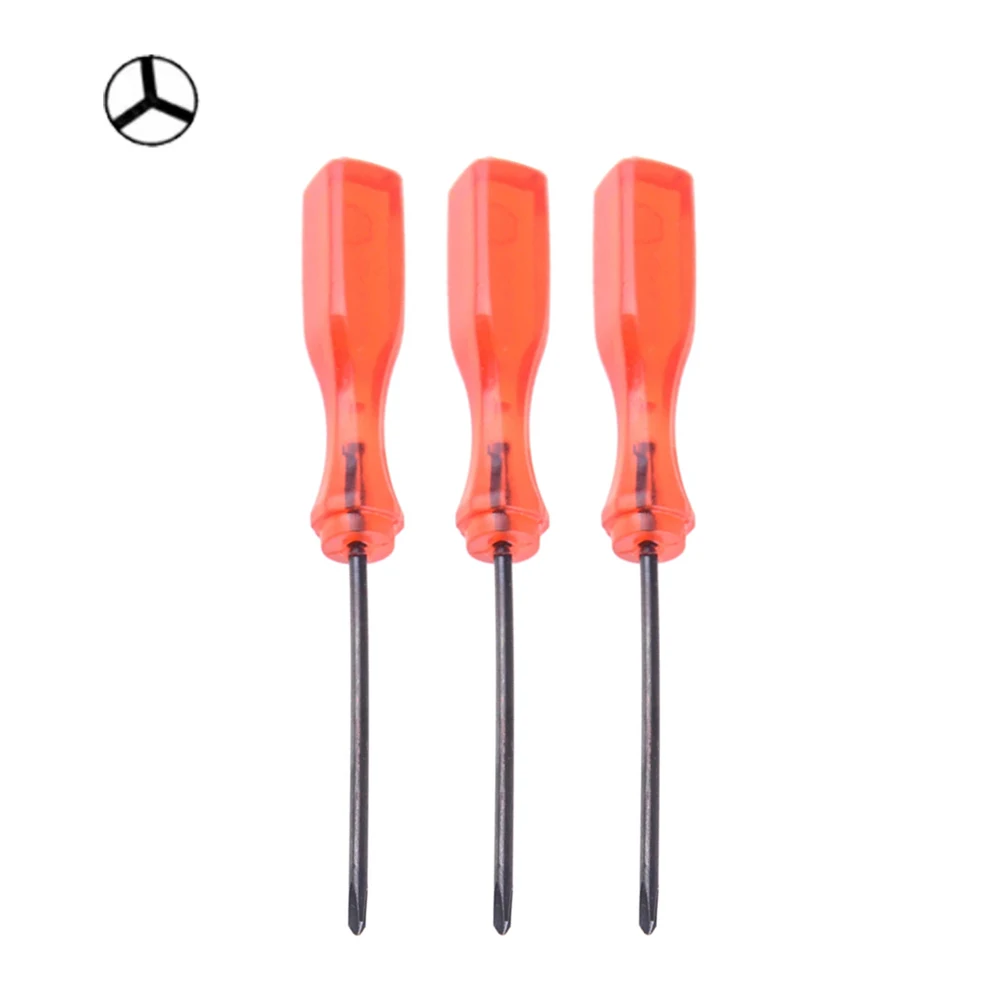 3pcs Y1.5mm/Y2.5mm Tri-Wing Screwdriver Red Metal Y-Tip Manual Repair Removal Tool For Repairing Game Device Wii DS DSL
3pcs Y1.5mm/Y2.5mm Tri-Wing Screwdriver Red Metal Y-Tip Manual Repair Removal Tool For Repairing Game Device Wii DS DSL