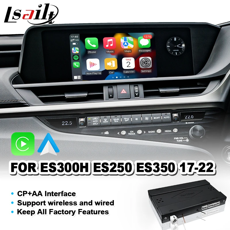 Lsailt CP AA OEM Integration Video Interface for Lexus ES250 ES300H ES350 ES200 ES 250 2018-2022
Lsailt CP AA OEM Integration Video Interface for Lexus ES250 ES300H ES350 ES200 ES 250 2018-2022
