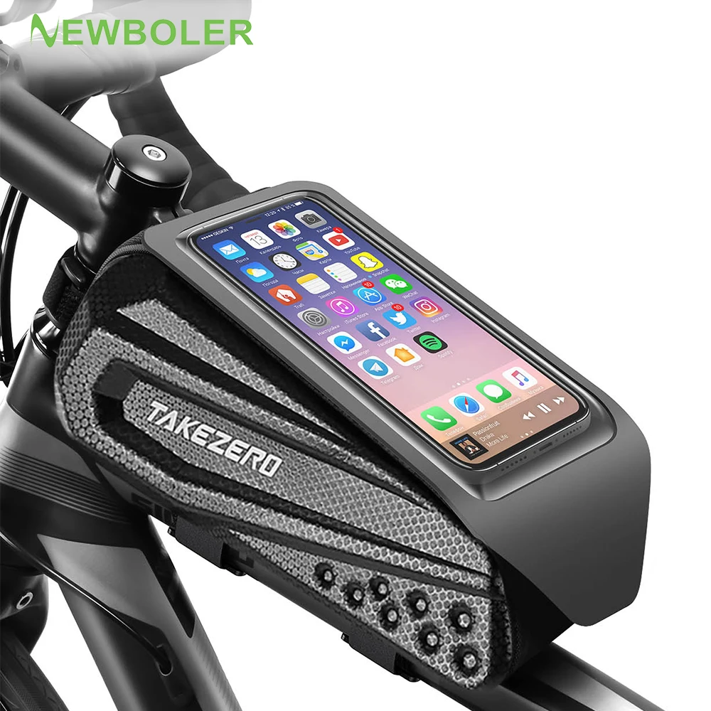 NEWBOLER Bicycle Bag Waterproof Touch Screen Cycling Bag Top Front Tube Frame MTB Road Bike Bag 7.2 Phone Case Bike Accessories
NEWBOLER Bicycle Bag Waterproof Touch Screen Cycling Bag Top Front Tube Frame MTB Road Bike Bag 7.2 Phone Case Bike Accessories