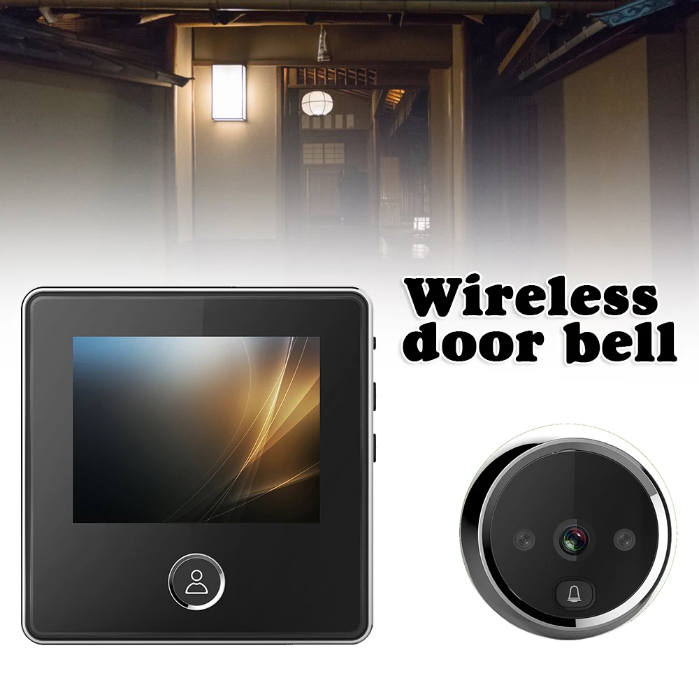 Electronic Door Viewer Bell IR Night Camera Photo Recording Digital Smart Peephole Doorbell Home Security 3.0 inch LCD Screen
Electronic Door Viewer Bell IR Night Camera Photo Recording Digital Smart Peephole Doorbell Home Security 3.0 inch LCD Screen