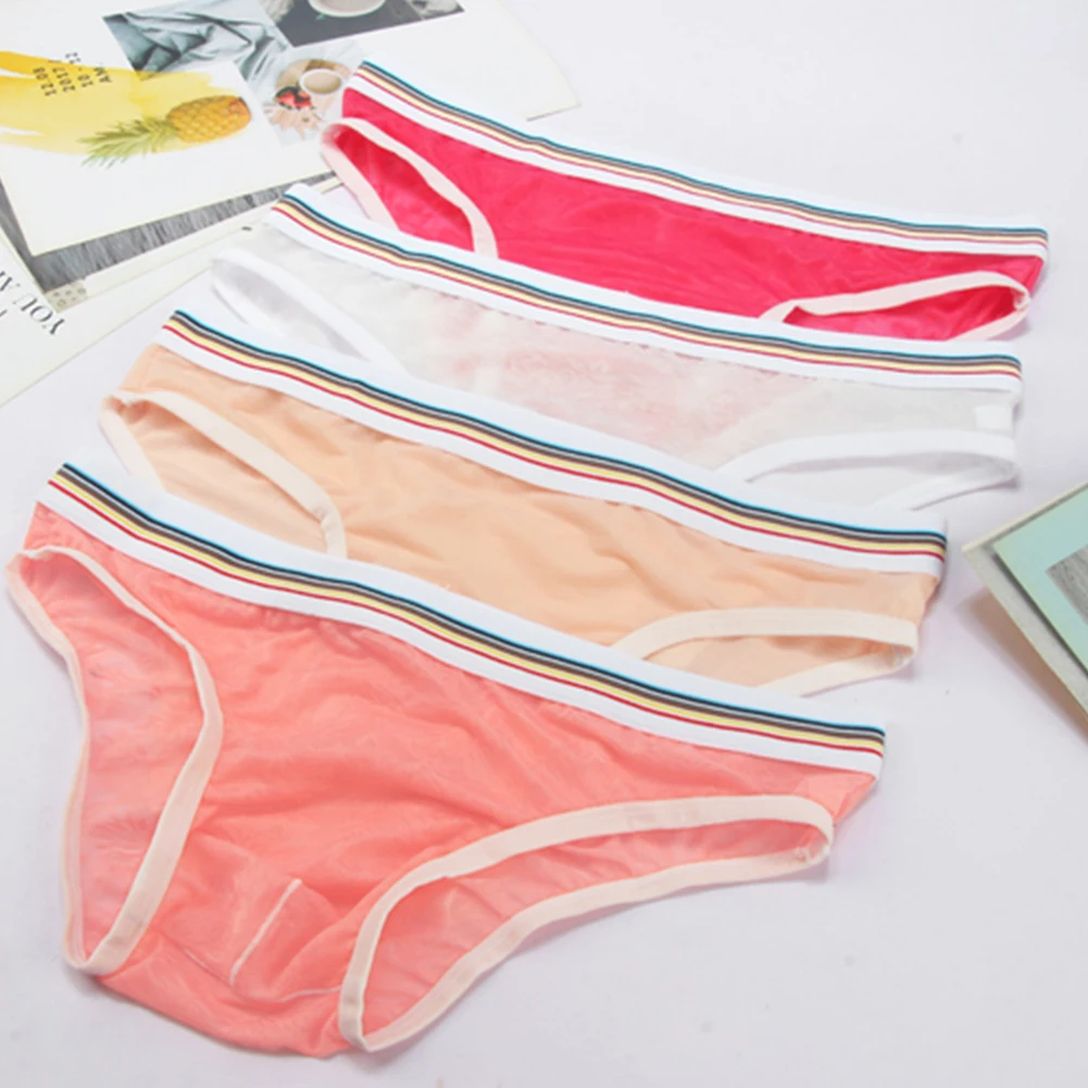 Men Sexy Ice Silk Ultra-thin Brief Low Rise Mesh Underwear Breathable Underpant See Through Good Stretchy Swimwear Beachwear
Men Sexy Ice Silk Ultra-thin Brief Low Rise Mesh Underwear Breathable Underpant See Through Good Stretchy Swimwear Beachwear