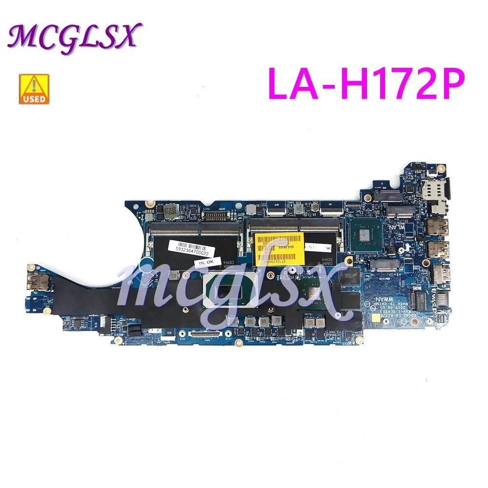 LA-H172P i7-9850H CPU MX150/2G материнская плата для ноутбука Dell LATITUDE 5401 материнская плата для ноутбука Test OK б/у
LA-H172P i7-9850H CPU MX150/2G материнская плата для ноутбука Dell LATITUDE 5401 материнская плата для ноутбука Test OK б/у