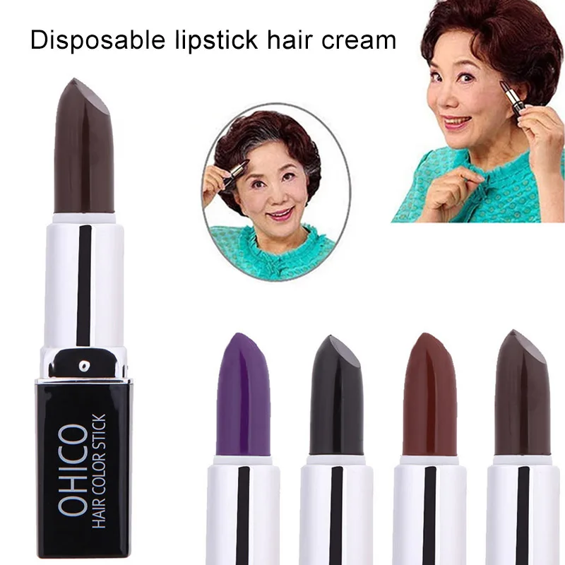1 Pcs Lipstick Shape Hair Dye Pen Disposable Covering White Hair With Natural Plant Extracts Lipstick Hair Cream
1 Pcs Lipstick Shape Hair Dye Pen Disposable Covering White Hair With Natural Plant Extracts Lipstick Hair Cream
