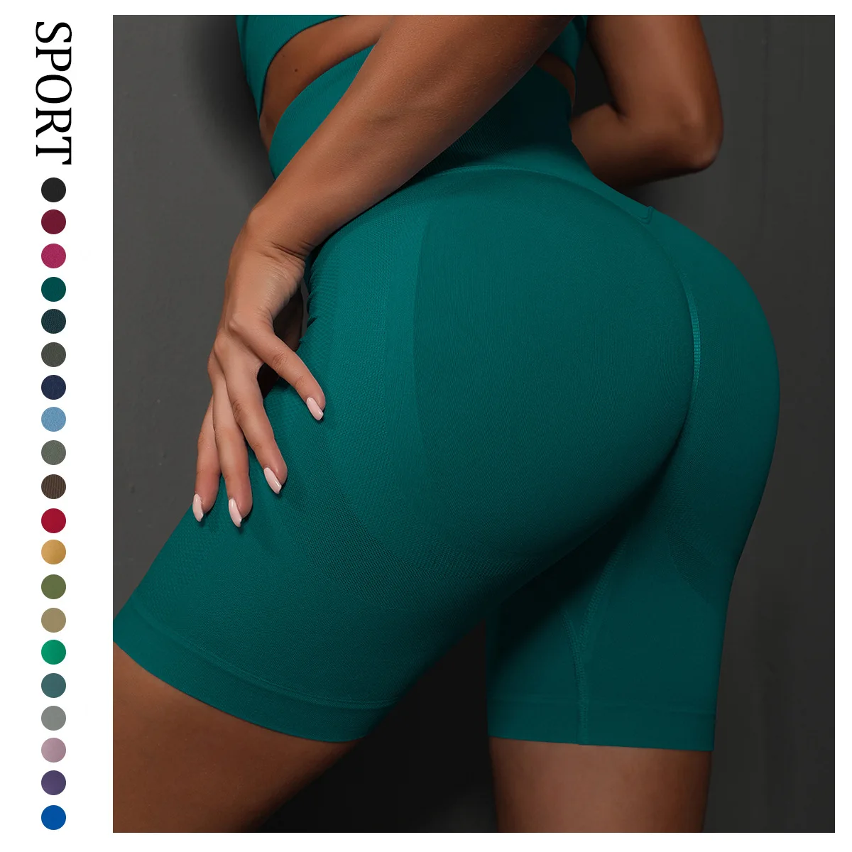 Summer New Peach Hip High Waist Gym Yoga Pants Women's Lifting Hip Leggings Seamless Knit Running Sports Fitness Workout Shorts
Summer New Peach Hip High Waist Gym Yoga Pants Women's Lifting Hip Leggings Seamless Knit Running Sports Fitness Workout Shorts