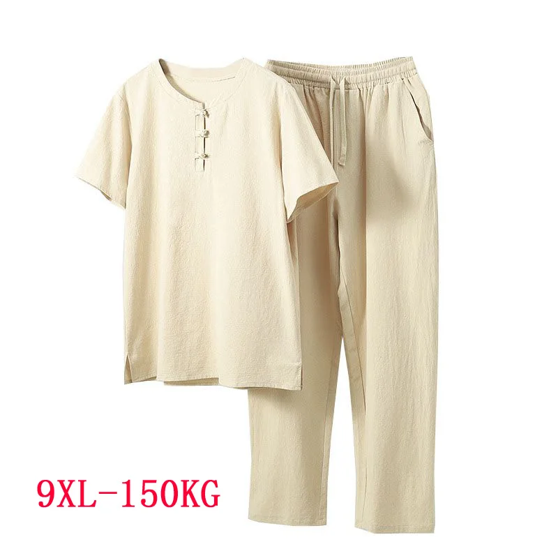 Summer men shirt 5XL 6XL 7XL 8XL 9XL Bust 155cm plus size linen large size shirt with pants men 5 colors
Summer men shirt 5XL 6XL 7XL 8XL 9XL Bust 155cm plus size linen large size shirt with pants men 5 colors
