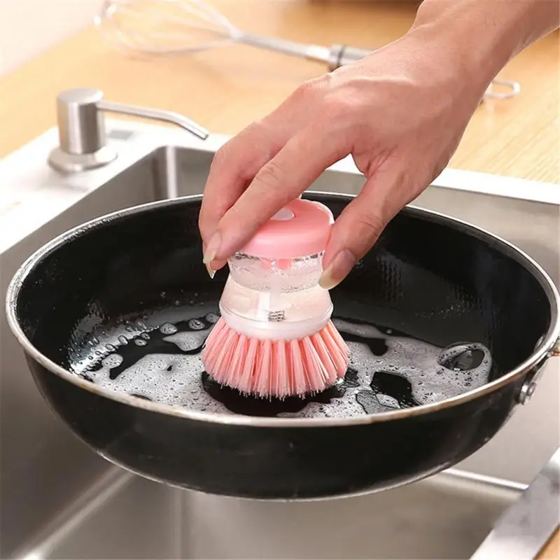 2 IN 1 Wash Pot Brushes Pot Dish Cleaning Brush with Liquid Soap Dispenser Dishwashing Brush Kitchen Cleaning Tools Accessories
2 IN 1 Wash Pot Brushes Pot Dish Cleaning Brush with Liquid Soap Dispenser Dishwashing Brush Kitchen Cleaning Tools Accessories