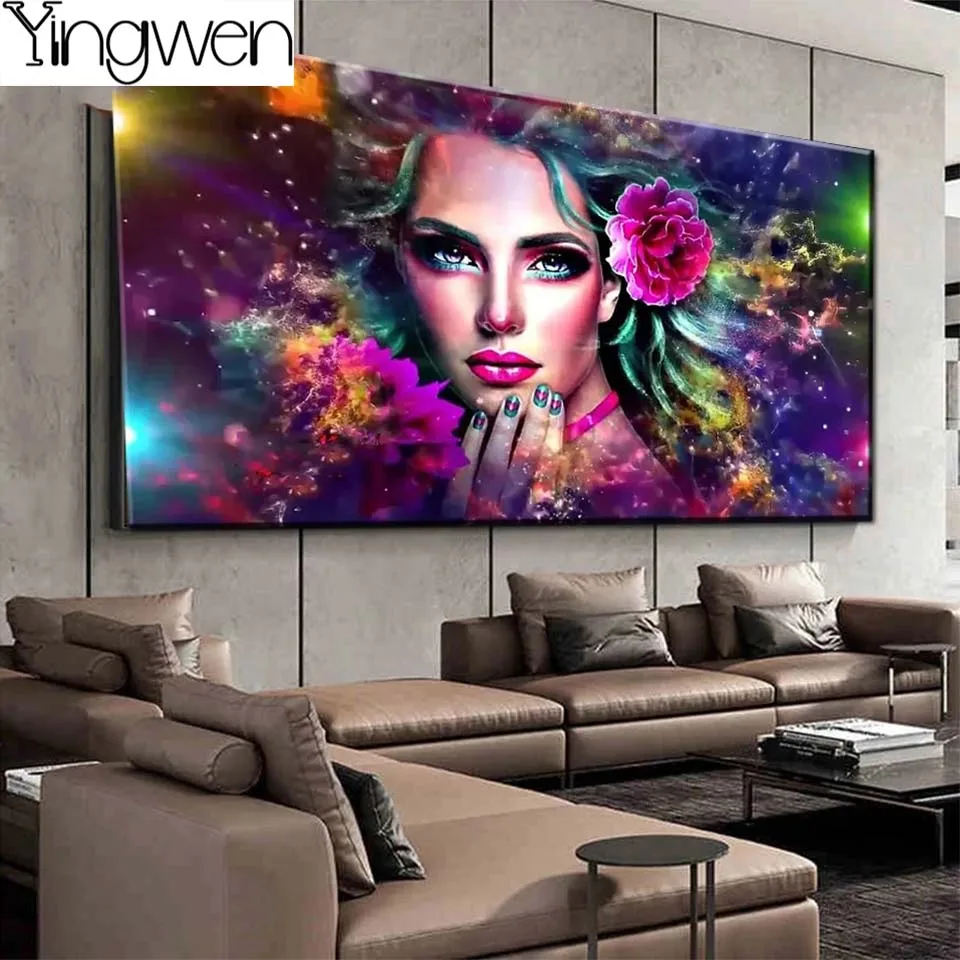 Fantasy Woman 5D Diamond Painting Flower Queen Full Diamond Embroidery DIY Cross Stitch Kit Rhinestone Art Beauty Portrait Decor
Fantasy Woman 5D Diamond Painting Flower Queen Full Diamond Embroidery DIY Cross Stitch Kit Rhinestone Art Beauty Portrait Decor