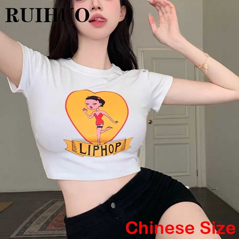 RUIHUO женские футболки с принтом 2022 Топ Футболка для девочек женские топы китайские размеры фото Новые поступления
RUIHUO женские футболки с принтом 2022 Топ Футболка для девочек женские топы китайские размеры фото Новые поступления