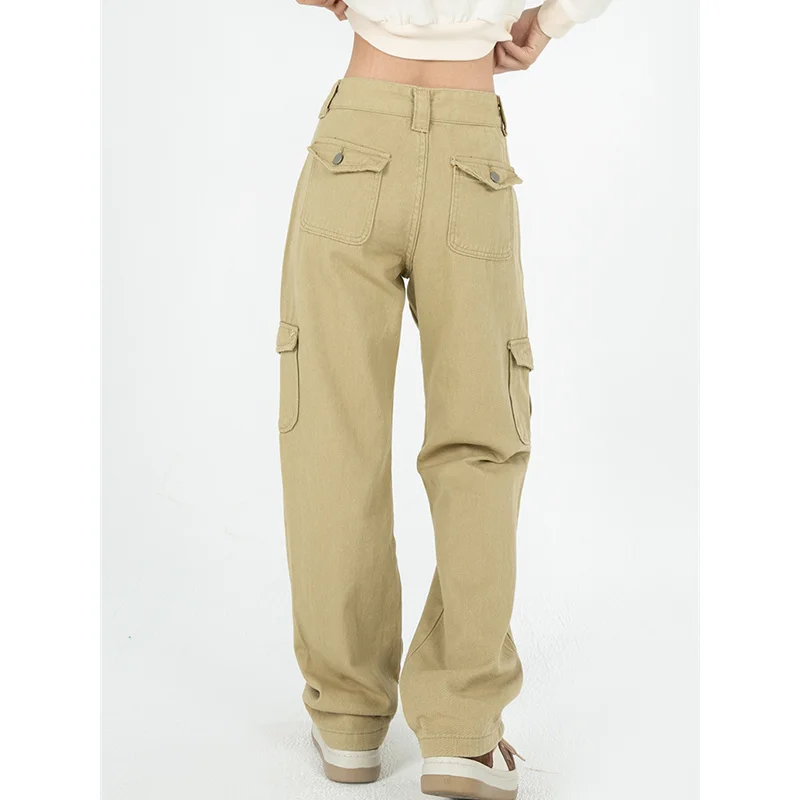 2023 Hot sale Woman's Cargo Jeans High Waist Summer Wide Leg Denim Trouser Baggy Street Chic Design Ladies Khaki Vintage Straigh
2023 Hot sale Woman's Cargo Jeans High Waist Summer Wide Leg Denim Trouser Baggy Street Chic Design Ladies Khaki Vintage Straigh