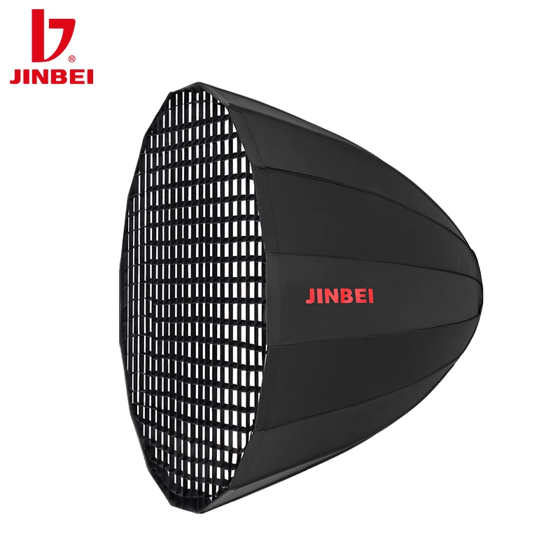 JINBEI150cm Parabolic soft box lighting kit photography with Honeycomb Grid Bowens Mount For Flash Light And LED Light
JINBEI150cm Parabolic soft box lighting kit photography with Honeycomb Grid Bowens Mount For Flash Light And LED Light