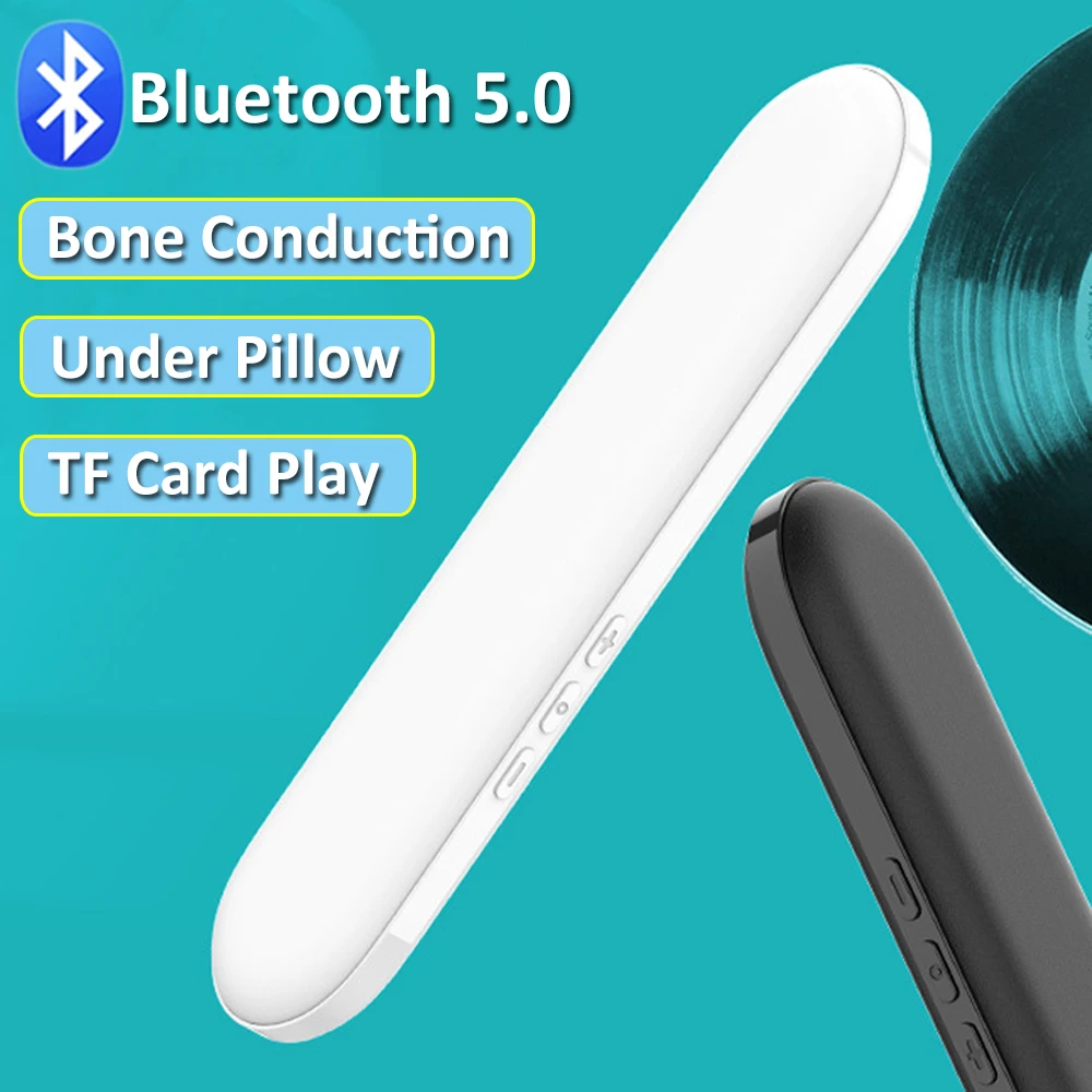 Bone Conduction Bluetooth Speaker Under Pillow MusicBox Wireless Stereo Soundbar TF MP3 Player Improve Sleep For TikTok/Facebook 
Bone Conduction Bluetooth Speaker Under Pillow MusicBox Wireless Stereo Soundbar TF MP3 Player Improve Sleep For TikTok/Facebook