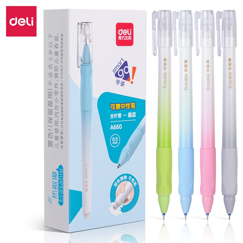 0.5mm Crystal Blue Ink Black Ink Erasable Gel Pen Office Supplies School Supplies Stationery For Writing High-quality Pen
0.5mm Crystal Blue Ink Black Ink Erasable Gel Pen Office Supplies School Supplies Stationery For Writing High-quality Pen