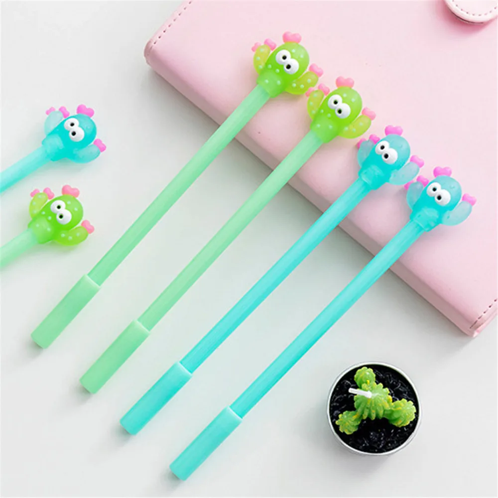 2pcs Kawaii Cartoon Cactus Gel Pens 0.38mm Black Ink Needle Pens Stationery School Office Writing Tool Cute School Supplies
2pcs Kawaii Cartoon Cactus Gel Pens 0.38mm Black Ink Needle Pens Stationery School Office Writing Tool Cute School Supplies