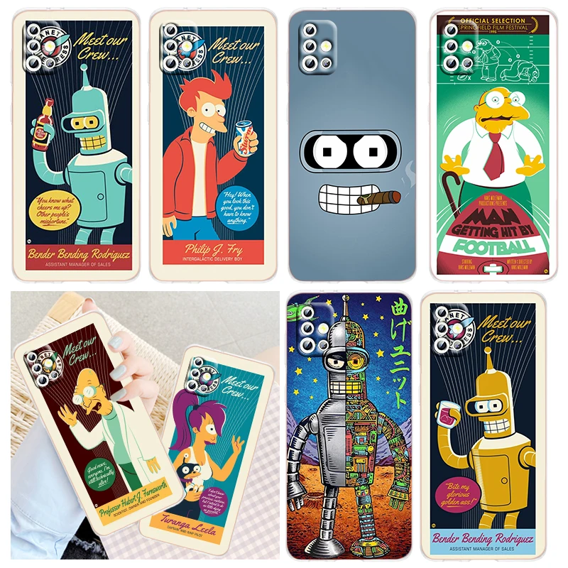 Disney Futurama Bender Phone Case Transparent For Samsung A73 A72 A71 A53 A52 A51 A42 A33 A32 A23 A22 A21S A13 A12 A03 A31
Disney Futurama Bender Phone Case Transparent For Samsung A73 A72 A71 A53 A52 A51 A42 A33 A32 A23 A22 A21S A13 A12 A03 A31