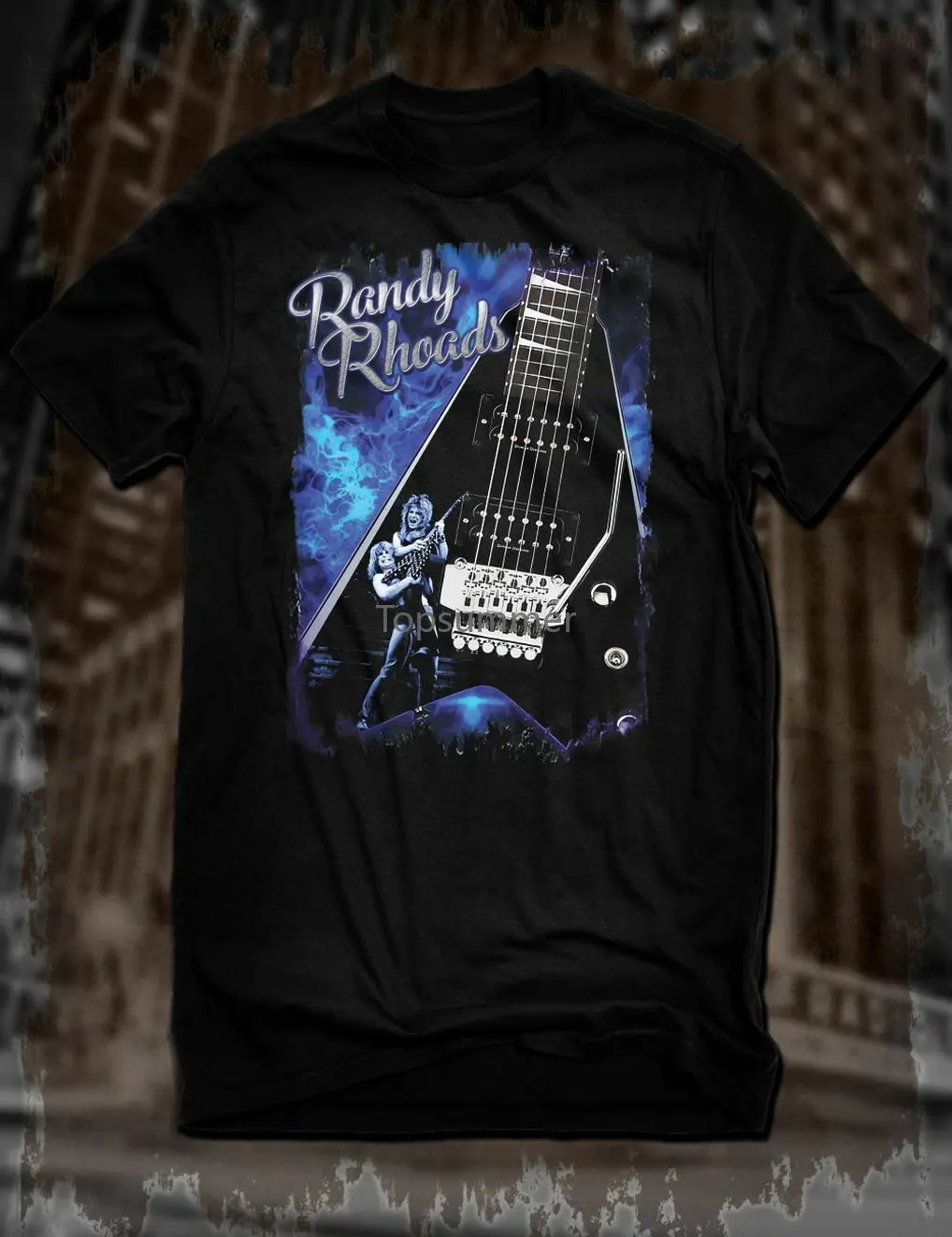 New Black Randy Rhoads Guitar Hero T-Shirt Ozzy Osbourne Heavy Metal Flying Vee Tee Shirt High Quality
New Black Randy Rhoads Guitar Hero T-Shirt Ozzy Osbourne Heavy Metal Flying Vee Tee Shirt High Quality