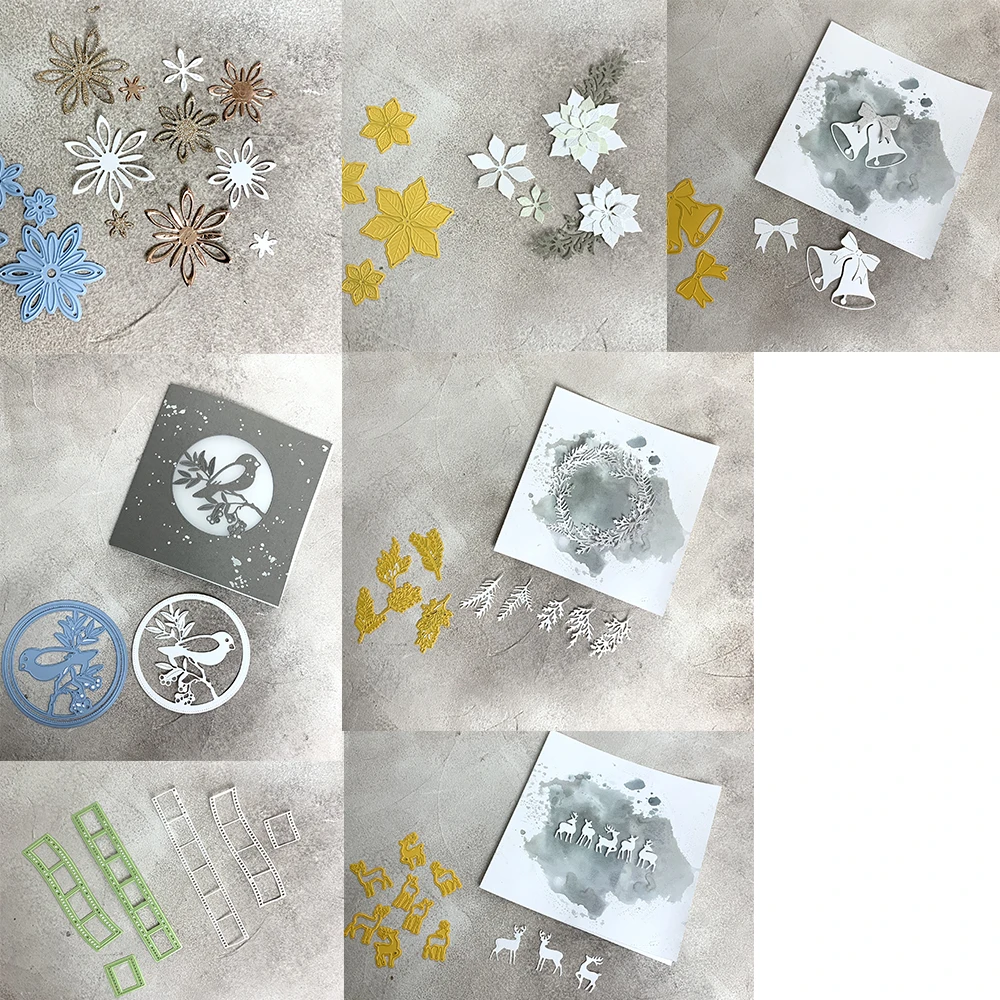 Mmao Craft metal cutting dies cut die mold Christmas series tape Scrapbook paper craft knife mould blade punch stencils dies
Mmao Craft metal cutting dies cut die mold Christmas series tape Scrapbook paper craft knife mould blade punch stencils dies