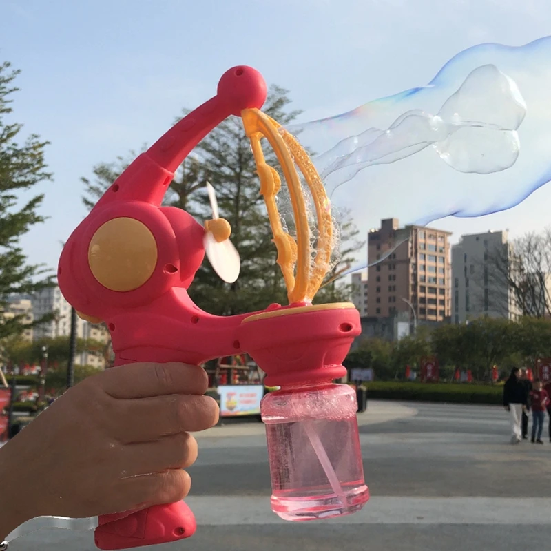 New Big Bubble Gun Kids Automatic Bubble Machines Cartoon Fans Bubbles Maker Machine Soap Bubbles Blower Outdoor Toy
New Big Bubble Gun Kids Automatic Bubble Machines Cartoon Fans Bubbles Maker Machine Soap Bubbles Blower Outdoor Toy