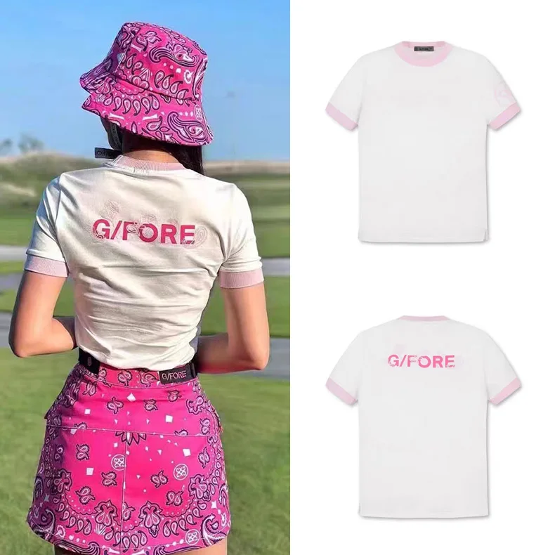 23 Summer Korean Golf Women's New Printed All-in-one Leisure Sports Round Neck Slimming Short-sleeved Shirt
23 Summer Korean Golf Women's New Printed All-in-one Leisure Sports Round Neck Slimming Short-sleeved Shirt