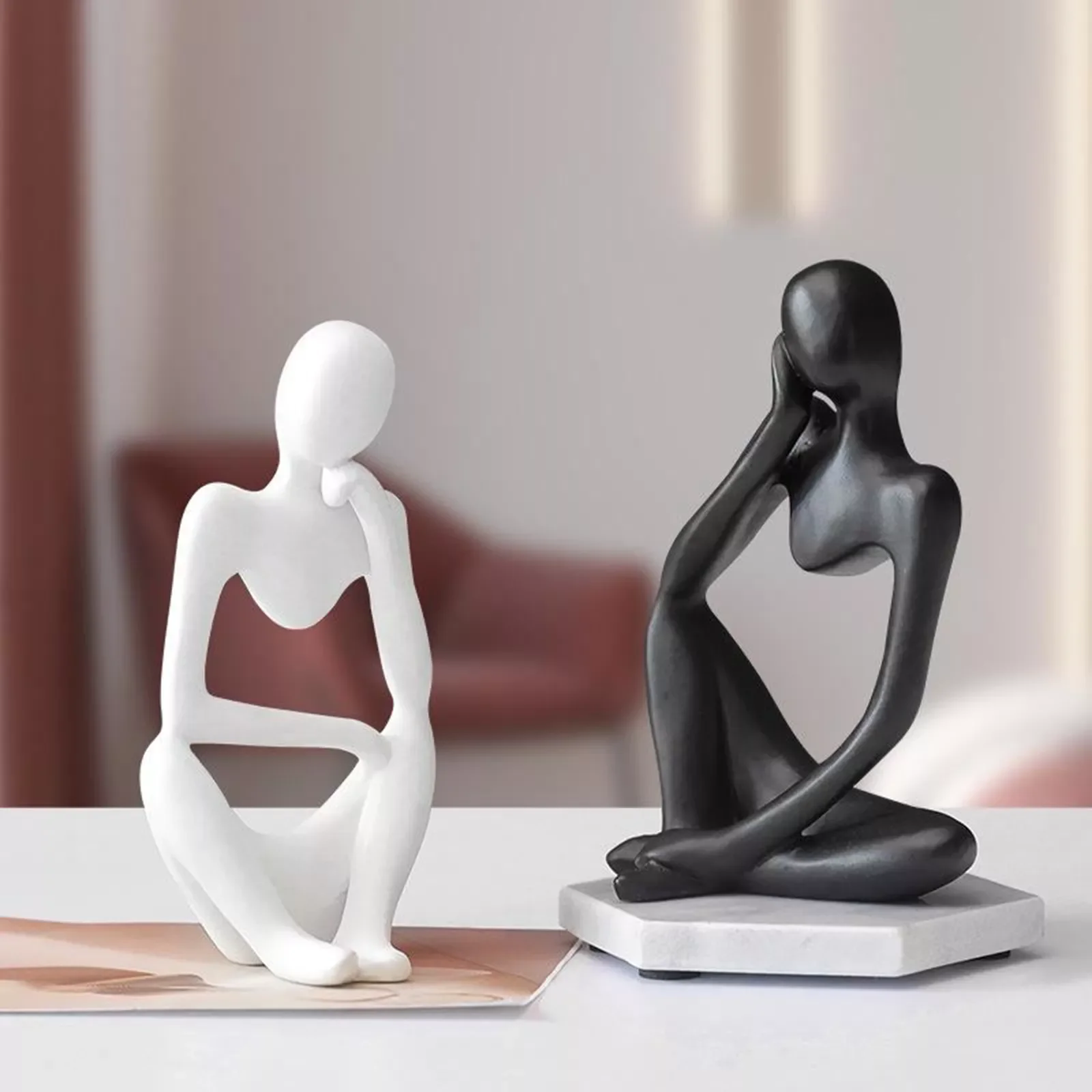 Statue Abstract Figure Sculpture Small Ornaments Resin Statue Home Crafts Home Decoration Modern Figurines For Interior
Statue Abstract Figure Sculpture Small Ornaments Resin Statue Home Crafts Home Decoration Modern Figurines For Interior