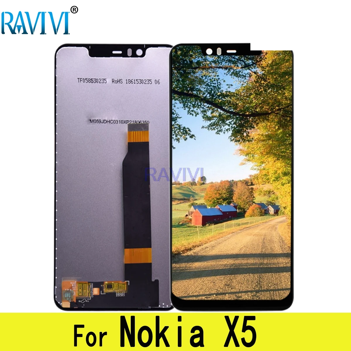 5.8" X5 LCD For Nokia 5.1 Plus LCD Display Touch Screen Digitizer Assembly Replacement For Nokia 5.1 Plus / X5
5.8" X5 LCD For Nokia 5.1 Plus LCD Display Touch Screen Digitizer Assembly Replacement For Nokia 5.1 Plus / X5