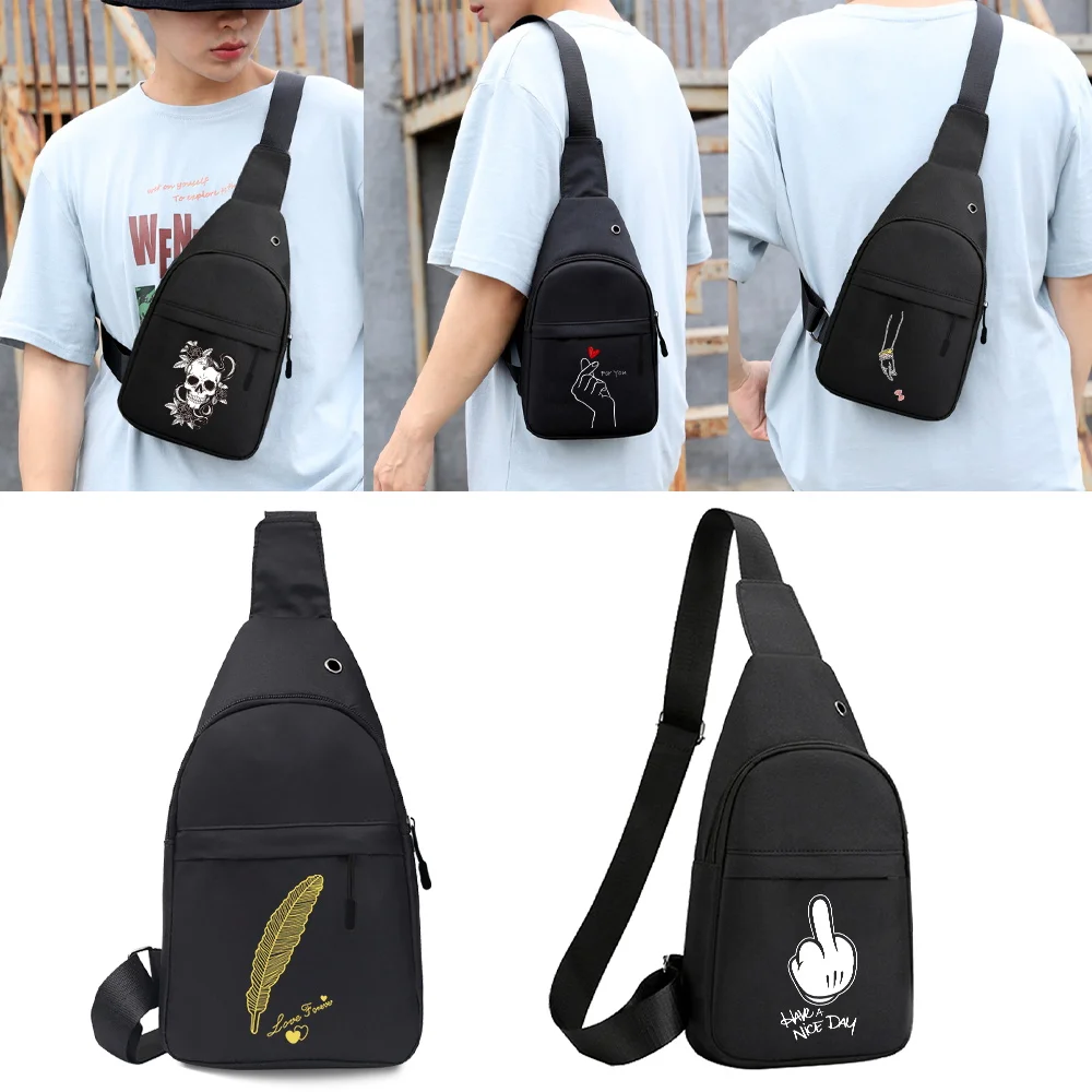 New White Picture Series Chest Bags Shoulder Crossbody Bag Canvas Anti-Theft Bag Sport Short Trip Messengers Backpack Traval Bag
New White Picture Series Chest Bags Shoulder Crossbody Bag Canvas Anti-Theft Bag Sport Short Trip Messengers Backpack Traval Bag