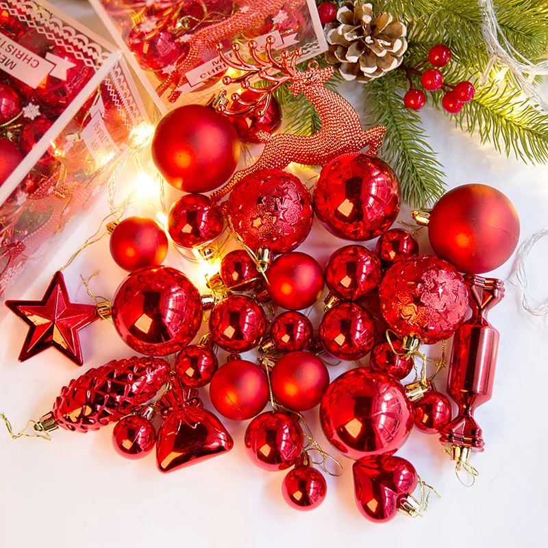 30pcs Merry Christmas Tree Ball Bauble Toys Decorations Xmas Party Hanging Ball Ornaments for Home New Year Navidad Decorations
30pcs Merry Christmas Tree Ball Bauble Toys Decorations Xmas Party Hanging Ball Ornaments for Home New Year Navidad Decorations
