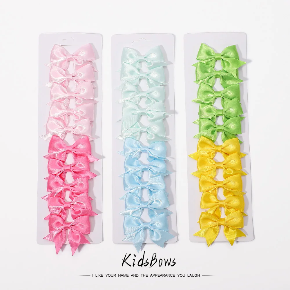10Pcs/Set Solid Color Kids Bows Hair Clips Girls Simple Hairpins Cute Small Hairclips Lovely Children Hair Accessories Wholesale
10Pcs/Set Solid Color Kids Bows Hair Clips Girls Simple Hairpins Cute Small Hairclips Lovely Children Hair Accessories Wholesale