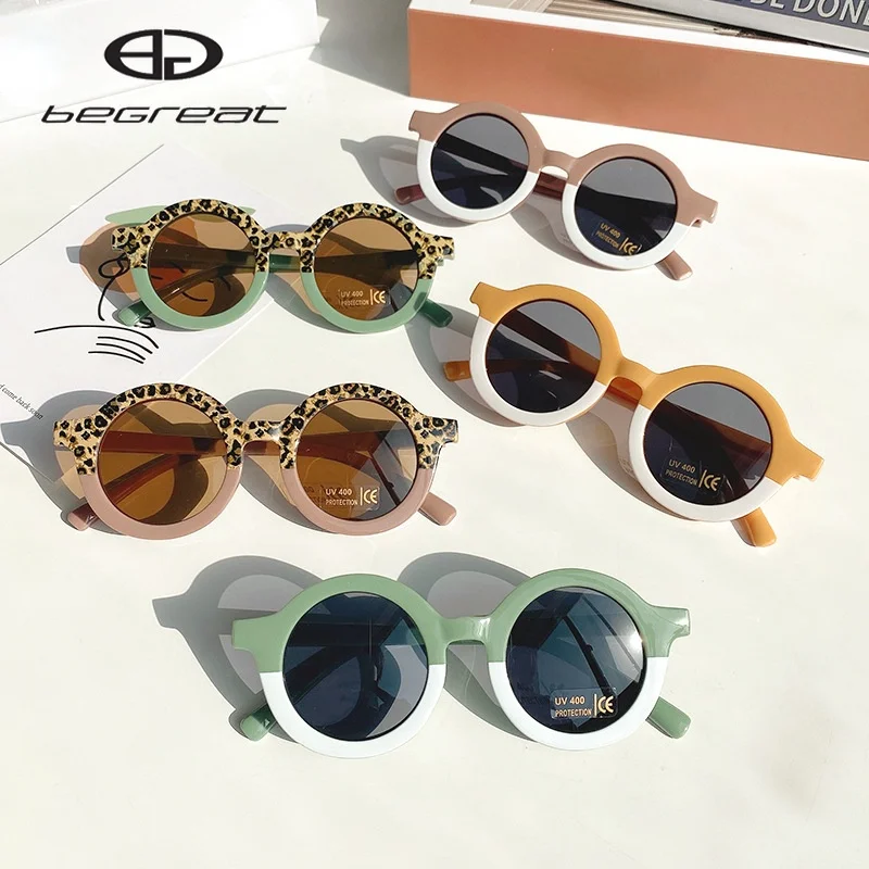 BEGREAT Children's Sunglasses Round Full Frames Personality Sun Protection Fashion Girls And Boys
BEGREAT Children's Sunglasses Round Full Frames Personality Sun Protection Fashion Girls And Boys
