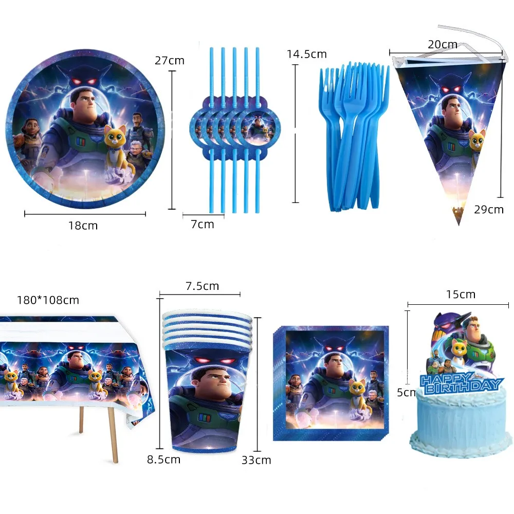Buzz Lightyear Toy Story Boy Birthday Party Decorations Disposable Tableware Paper Napkin Cups Plates Banner Kids Party Supplies
Buzz Lightyear Toy Story Boy Birthday Party Decorations Disposable Tableware Paper Napkin Cups Plates Banner Kids Party Supplies
