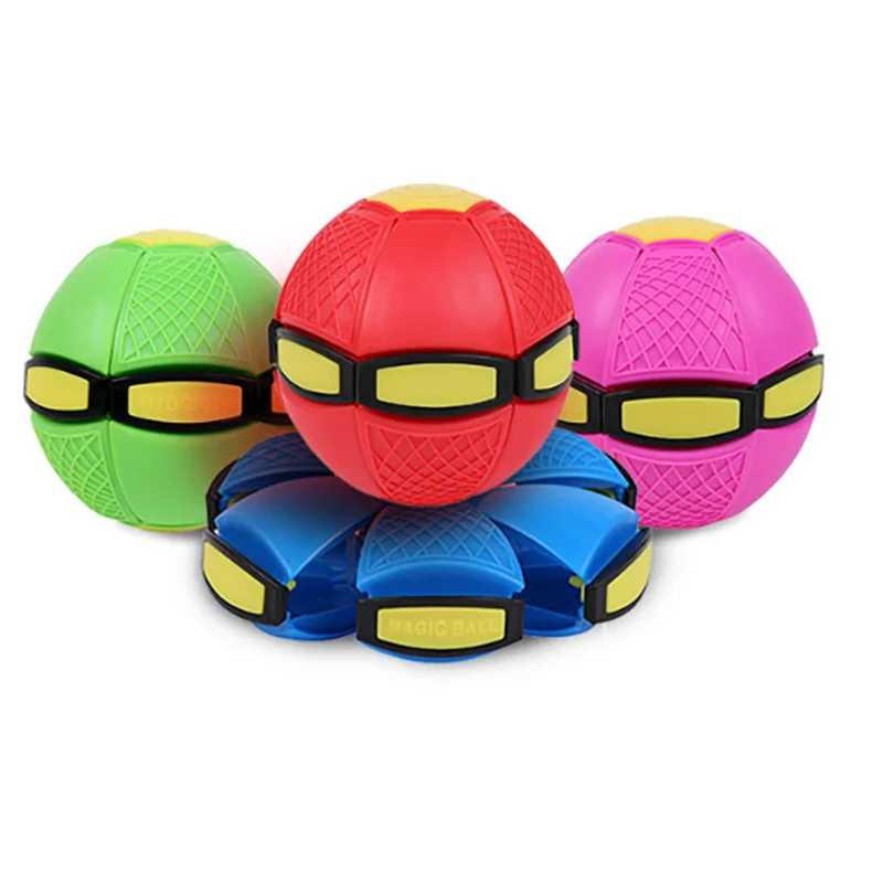 UFO Flying Flat Throw Disc Ball Without LED Light Magic Ball Toy Kid Outdoor Garden Beach Game Children's sports balls gifts
UFO Flying Flat Throw Disc Ball Without LED Light Magic Ball Toy Kid Outdoor Garden Beach Game Children's sports balls gifts