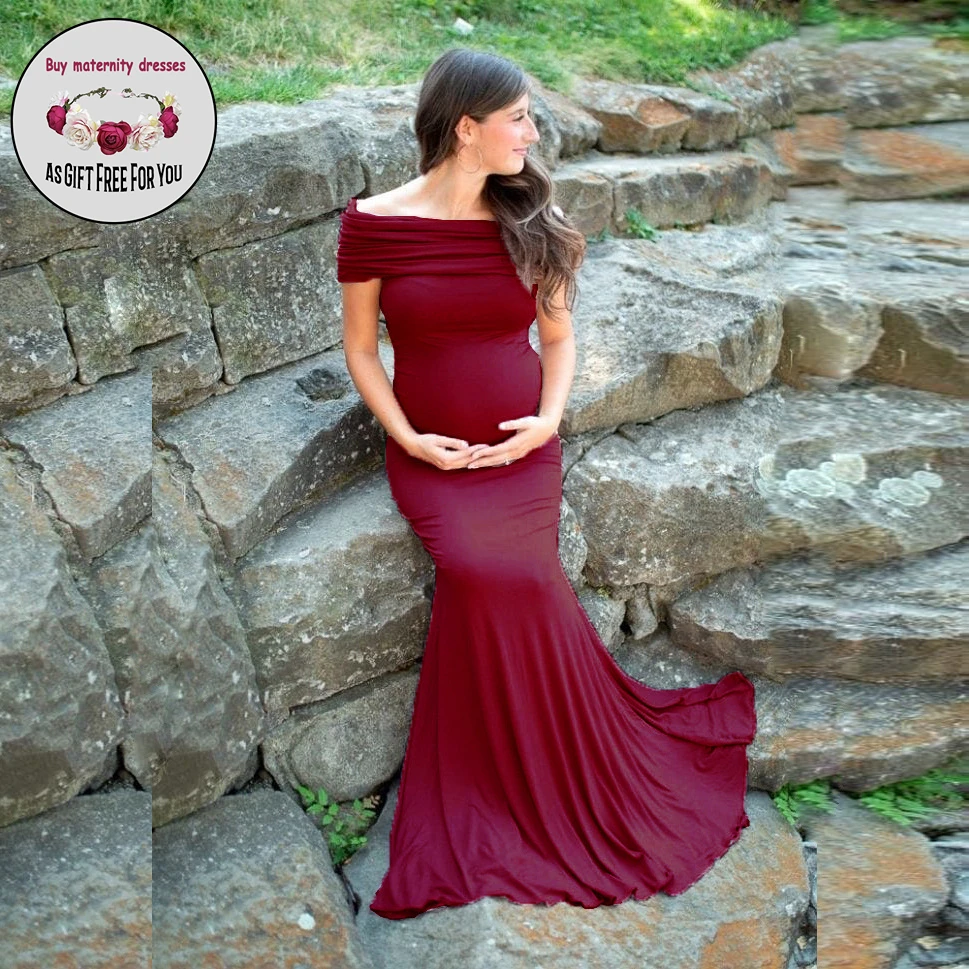 Women sexy Bateau Maternity Dresses for Photography Props Off-Shoulder Long Baby Shower Pregnancy Dress For Photo Shoots
Women sexy Bateau Maternity Dresses for Photography Props Off-Shoulder Long Baby Shower Pregnancy Dress For Photo Shoots