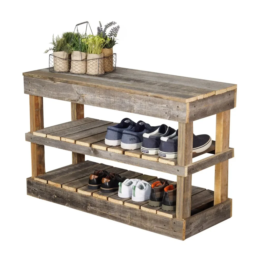 Rustic Wood 2 -Tier Shoe Rack Bench with Storage, Brown shoe rack organizer shoe cabinets Shoe Hanger
Rustic Wood 2 -Tier Shoe Rack Bench with Storage, Brown shoe rack organizer shoe cabinets Shoe Hanger