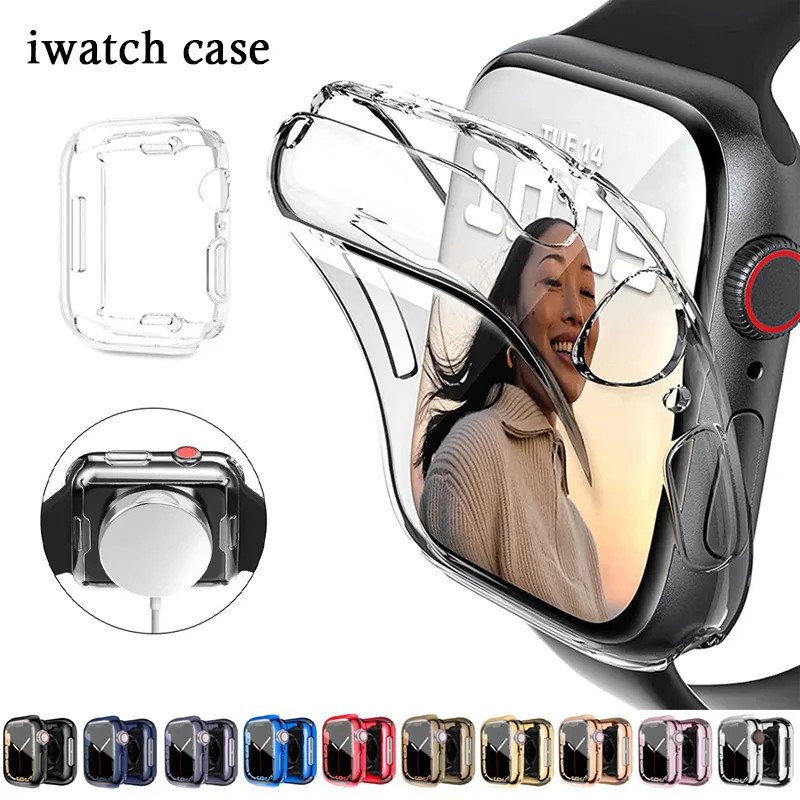 Чехол для apple watch band series 7 6 5 4 SE 44 мм 40 мм iwatch 3 38 мм 42 мм, аксессуары, ТПУ бампер, защита экрана, чехол 8 41 45 мм
Чехол для apple watch band series 7 6 5 4 SE 44 мм 40 мм iwatch 3 38 мм 42 мм, аксессуары, ТПУ бампер, защита экрана, чехол 8 41 45 мм