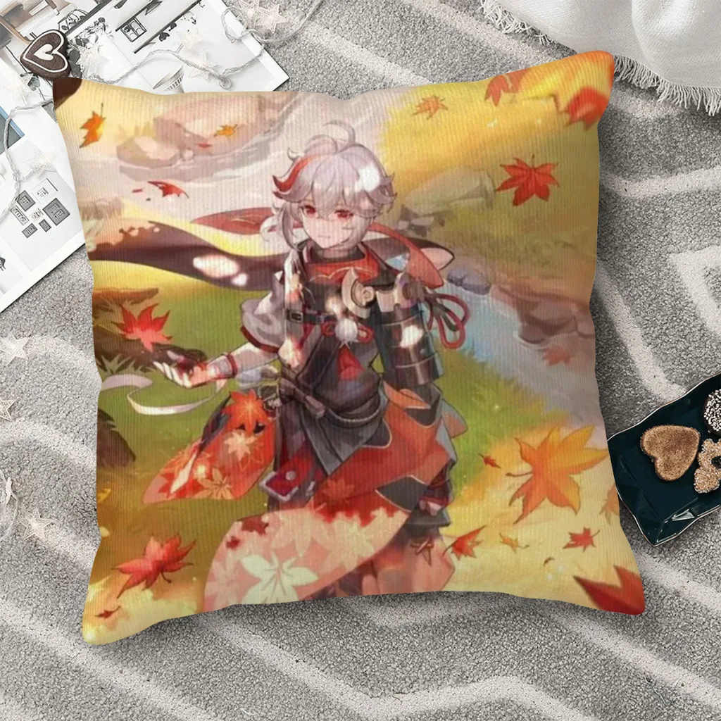 Kaedehara Kazuha Cute Cojines Throw Pillow Case Genshin Impact Game Cushion Home Sofa Chair Print Decorative Coussin
Kaedehara Kazuha Cute Cojines Throw Pillow Case Genshin Impact Game Cushion Home Sofa Chair Print Decorative Coussin