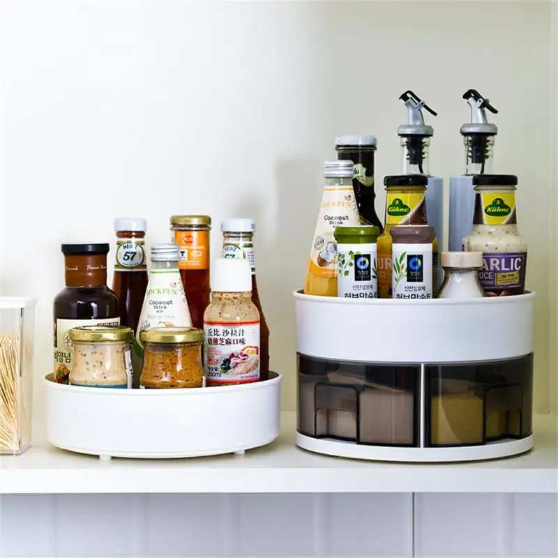 Save Space Condiment Storage Rack 1pcs Plastic Seasoning Rack Multifunctional Seasoning Rack Rotary Seasoning Rack Double-layer
Save Space Condiment Storage Rack 1pcs Plastic Seasoning Rack Multifunctional Seasoning Rack Rotary Seasoning Rack Double-layer