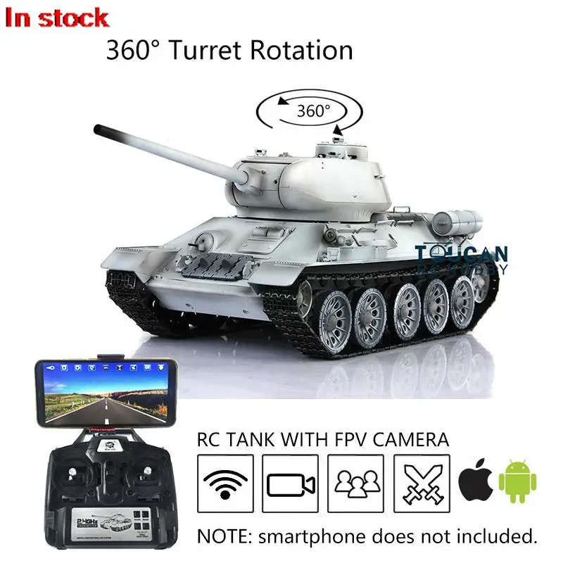 HENG LONG 1/16 FPV пластиковый 7,0 Toucan T34-85 RC Танк 3909 360 ° вращающаяся стальная коробка передач пропорция двигателя дымовой BB стрельба TH17774
HENG LONG 1/16 FPV пластиковый 7,0 Toucan T34-85 RC Танк 3909 360 ° вращающаяся стальная коробка передач пропорция двигателя дымовой BB стрельба TH17774