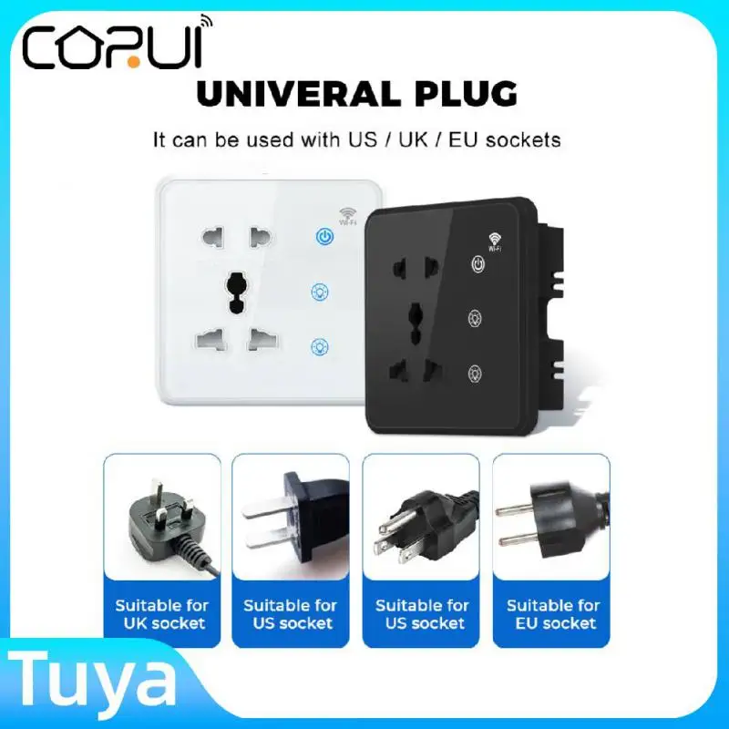 Умный сенсорный выключатель CORUI Tuya, Wi-Fi, домашняя настенная кнопка, выключатель света, управление через приложение, таймер, Alexa Google Home Alice
Умный сенсорный выключатель CORUI Tuya, Wi-Fi, домашняя настенная кнопка, выключатель света, управление через приложение, таймер, Alexa Google Home Alice